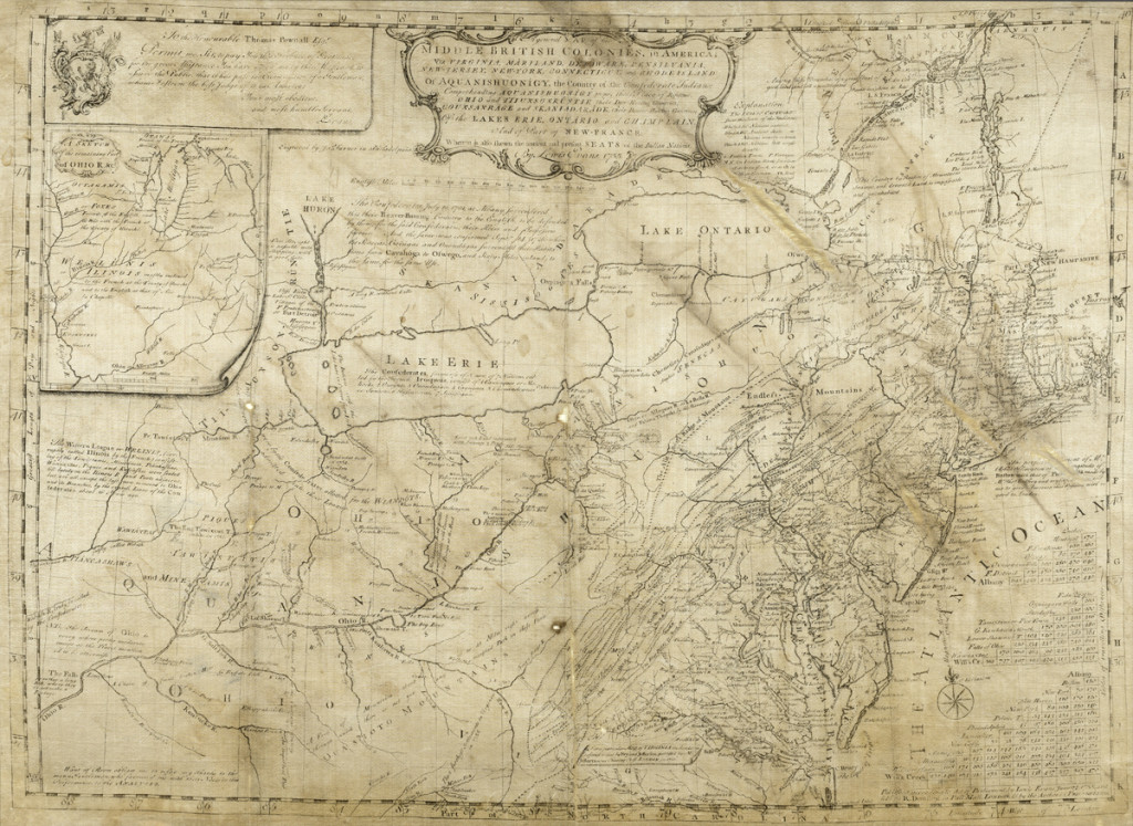 Winterthur Common Destinations (Maps) Evans map (silk) MacLean collection
